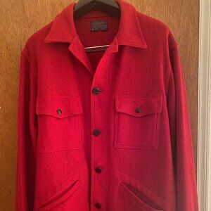 Vintage 60's Pendleton Red Wool jacket